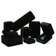 1 pièce Boîte cadeau pour pendentif en suède élégante - boîte d'emballage de bijoux et stylée pour des occasions spéciales