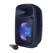 The Pro Glow Express | High-Power Bluetooth-Enabled Speaker System With Premium Wide Sound And Lights - Black - View 8