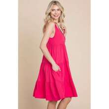 Culture Code Racerback Tiered Tank Dress