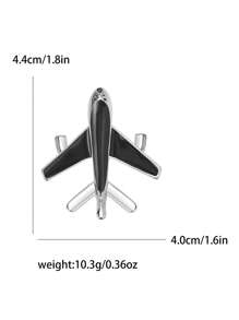 Strass Flugzeug Broschen für Frauen, unisex Email Flugzeug Anstecknadeln, Büro Party Freunde Geschenke Accessoires