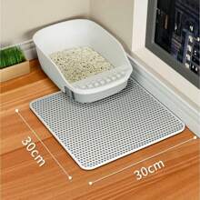 1片猫砂垫，双层EVA防水宠物猫砂盆垫，防滑可水洗清洁垫，宠物清洁用品 - 彩色 - 查看 18