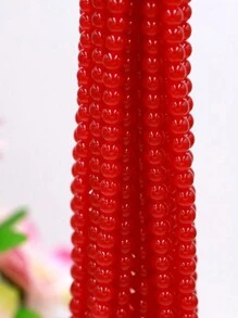 100pcs 8mm Glass Simulated Agate Jade Round Beads, Agate Glass Beads, Crystal Beads For Jewelry Making And DIY Crafts