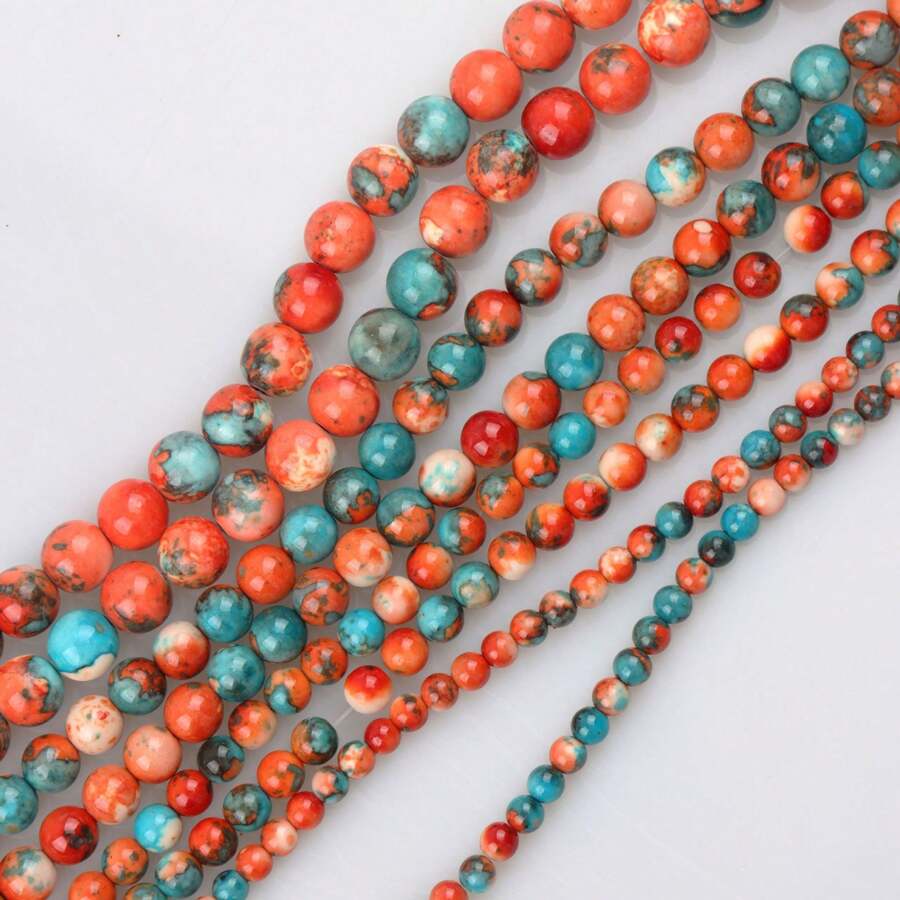 New Colorful Rain Stone Bead Loose Beads DIY Handmade Fashion Bracelet & Necklace Jewelry Accessories - Beads - View 1