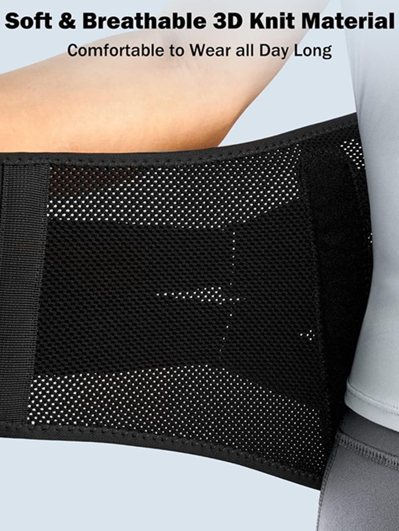 Cinturón Lumbar Blackwild De Soporte Para Espalda, Con Varillas Estabilizadoras Y Reflectante, Talla L (100-110 Cm), Para Moto Y Gimnasio