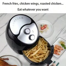 Air Fryer Single Pot, Multifunctional Kitchen Fryer, Fully Automatic Integrated, Large Capacity Air Fryer - UK Plug(220-240V) - View 2