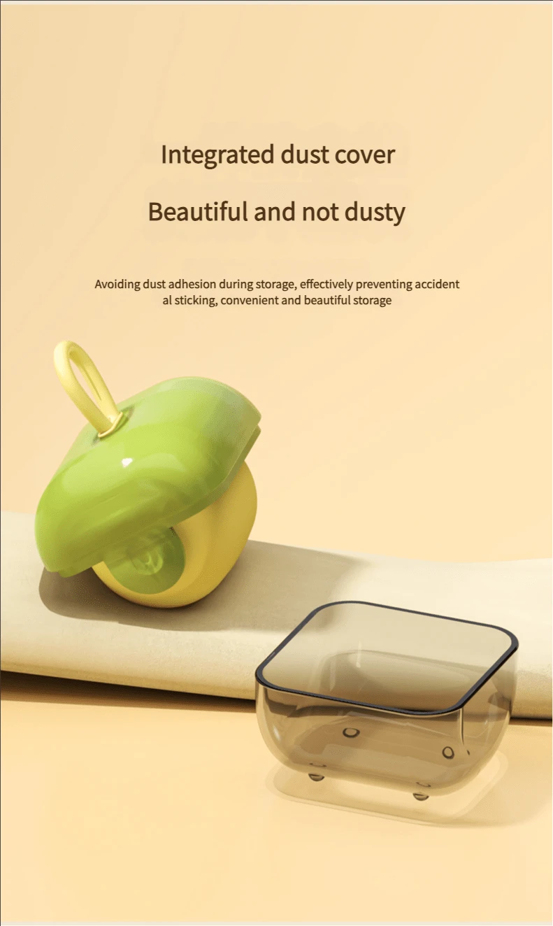 Rullo Antipelucchi Riutilizzabile Fiohiros - In Silicone, Lavabile, Verde - Foto 8