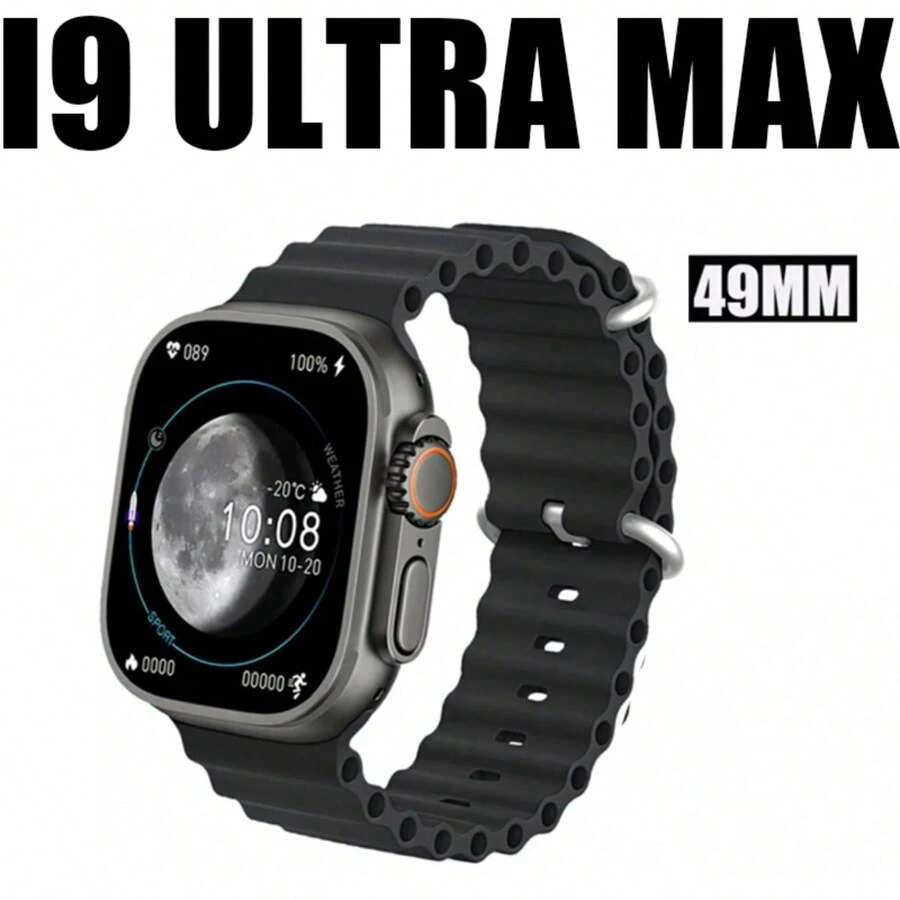 I9 Ultra Max Smart Watch 2.19 HD Screen NFC Function - 黑色 - 查看 1