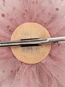 1 Piece Dusty Pink Women's Feather Mesh Flower Fascinator With Headband And Clip Wedding Tea Party Kentucky Derby Fascinator Hats Valentines Mini Hats Tiny Hats Mini Top Hat Mini Cap
