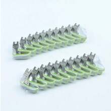 3 szt. Skórzana stopka dociskowa MT-18/NT-18 z PVC pasująca do wszystkich przemysłowych maszyn do szycia ściegiem łańcuszkowym do JUKI BROTHER SINGER pojedyncza igła nieprzywierająca dolna stopka do szycia