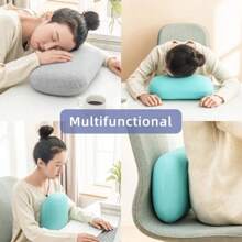 Multifunction Neck Pillow Slow Rebound Soft Travel For Sleeping Cervical Health Nap Pillows - White - View 3