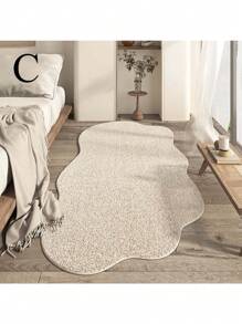1PC Irregular Living Room Large Area Carpets Minimalist Bedroom Bedside Carpet Plush Coffee Table Rugs Soft Comfortable Rug Alfombra - C - View 3