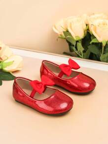 Sapatilhas Novas de Primavera e Verão 2025 para Bebês, Sapatilhas Fashion Party para Crianças, Sapatos para Crianças com Decoração de Laço