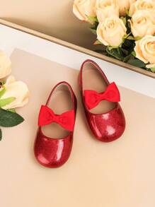 Sapatilhas Novas de Primavera e Verão 2025 para Bebês, Sapatilhas Fashion Party para Crianças, Sapatos para Crianças com Decoração de Laço