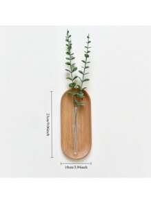 1 Stück Wanddekoration Wandblumenanordnung Anhänger DIY Handgemachte Vase Wohnzimmer Schlafzimmer Kreative Holzplatte Blumenutensilien Wanddekoration, Gartendekoration, Outdoor, Pflanzgefäß, Pflanzentopf, Gärtnerei
