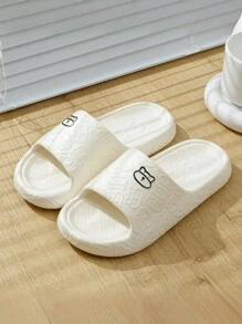 适合夏季、室内和家庭使用的可爱拖鞋，防滑浴室厚底拖鞋