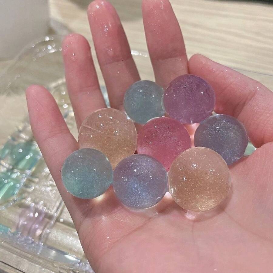 2025新品 - 水后膨胀珠、七彩夜光珠、水晶粘土 - 发财珠、膨胀珠、泡泡珠、水培