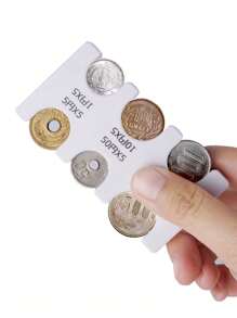 1pc Mobile Coin Box, Coin Clip, Change Holder, Multi-Functional Change Sorting Wallet, Can Be Used For Coin Parking, Can Be Taken Out With One Hand, Coin Wallet Coin Sorting Box, Money Clip (No Coins) - Multicolor - View 8