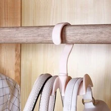 1 件多功能围巾、领带、皮带衣架，颜色随机，包含衣架和收纳 - 彩色 - 查看 14