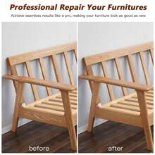 Wood Furniture Repair Kit - Wood Fillers With Wood Putty, Hardwood Laminate Repair Kit, Wood Wax For Holes, Walnut Wood Scratch Repair Kit Restore Any Scratches, Cracks, Tables, Doors, Floors, Cabinet - Multicolor - View 3