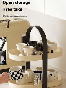 Portable Cup Rack, Cup Collection Rack, Multi-Layer Tabletop Tea Cup, Mug, Coffee Cup Storage Shelf