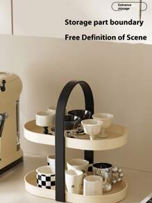 Portable Cup Rack, Cup Collection Rack, Multi-Layer Tabletop Tea Cup, Mug, Coffee Cup Storage Shelf