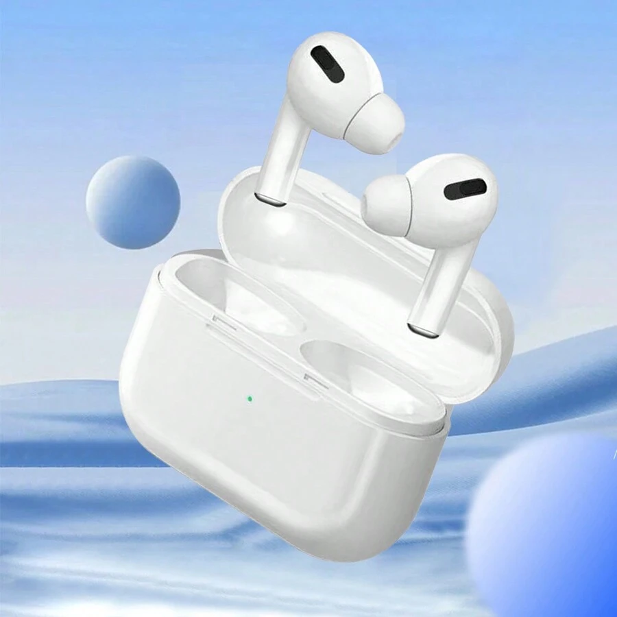 1pc Wireless Bluetooth Earbuds With Microphone, Touch Control, Noise-Proof, Extra Long Battery Life, Compatible With IPhone/ And Other Smartphones - White - View 1