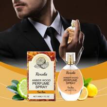 Amber Wood Perfume Spray Fresh Scent Exudes Charm Amber Natural Light Long-Lasting Portable Perfume - Amberwood - View 1
