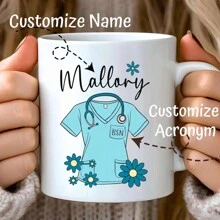 Valentinstag Geschenk, Muttertags Geschenk, Vatertags Geschenk, Personalisierte Tasse für Gesundheitsdienstleister, Personalisierte Krankenschwester Tasse mit Namen, Süße Gänseblümchen Tasse, Geschenk für Krankenschwester, Pflegestudent, Krankenschwester Abschluss Leicht zu reinigen, Exquisit, Hochwertige Personalisierte, Einzigartige Ideale Geschenke für Sie, Ihn, Freund, Freundin, Vater, Mutter, Familie, Freunde, Schüler, Arbeiter, Schule, Zuhause, Büro, Multifunktional, Dekorativ, Wiederverwendbar, Exquisit, Stilvolle, Hochwertige, Farbige, Moderne, Personalisierte, Einzigartige, Ideale Geschenke für Ihn, Ideale Geschenke für Sie, Freund, Vater, Freundin, Mutter, Familie, Freunde, Teeraum, Zuhause, Garten, Büro, Für Jahrestage, Für Valentinstag, Für Muttertag, Für Geburtstage, Für Vatertag, Für Abschluss, Für Hochzeiten, Für Einweihung, Personalisierte Tassen, Zuhause Auffrischen, Weihnachtsdekoration, Herbst Zuhause Auffrischen