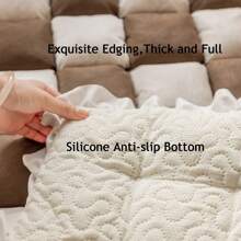 Sofa Covers Washable, Fuzzy Couch Covers For Pets, Dog Couch Cover, Pet Couch Cover For Sofa, Dog Couch Cover Protector, Non-Slip Sofa Cover 2 3 4 Seater Dog Sofa Cover For Living Room Thickened Quilted Plaid Pet Couch Cover - Coffee Brown - View 5