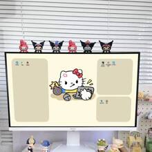 Sanrio 1pc  派对装饰随机 手机壳附带装饰 汽车 电脑 卧室 办公室 装饰模型 收藏摆件 感恩节 情人节礼物