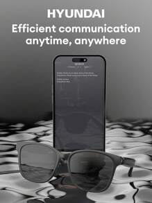HYUNDAI HYUNDAI HY-C8 AI Smart Glasses With Bluetooth Earphone, Smart ...