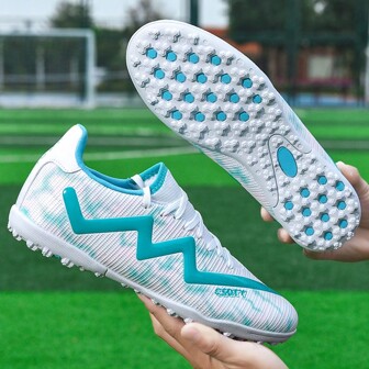 Beast Island TF Soccer Shoes For Men And Women, Professional Match Training Spikes, Wear-Resistant Anti-Slip Short Cleats For Artificial Turf, Suitable For Students And Teenagers