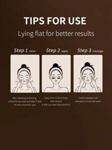 80克/60片咖啡因抗皱眼膜，减少眼周色素沉着和黑眼圈，改善皮肤紧致度和光滑度，舒缓粗糙和淡化细纹，适合居家和旅行，是圣诞节的绝佳礼物 - 黑色 - 查看 8