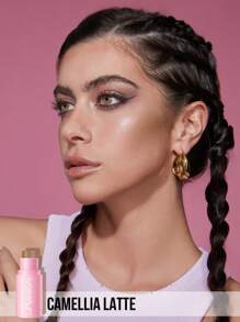 Misslyn 丝滑腮红棒、腮红棒、粉色腮红、红色腮红、腮红膏、腮红球、圣诞节、Y2K、海滩旅行、持久腮红、高显色腮红、腮红、膏状腮红、腮红棒、不油腻腮红、球形腮红、双色腮红、纯素、无动物实验 - #1 Camellia Latte - 查看 2