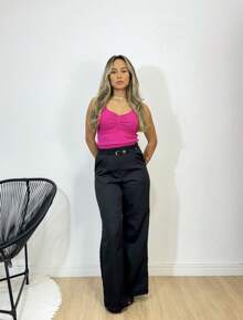 Women's Cotton Tank Top - Hot Pink - View 5