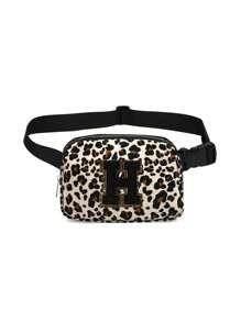 腰包，时尚斜挎腰包，配有可调节肩带，适合日常使用、户外、旅行、徒步旅行、慢跑、骑自行车、便携式设计、理想的礼物