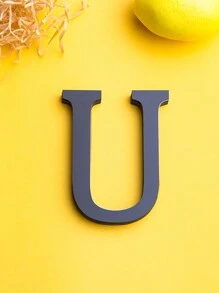 1pcdecorative Alphabet, English Letters 3D Acrylic Mirror Stickers, Love Characters Home Decoration Wall Stickers Letters Signs Self Adhesive Personalised Combination Of English Text Birthday - Multicolor - View 55