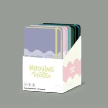 MOOVING 14.8*21cm,A5 HARDCOVER RULED.Beautiful Business Notebook Office Meeting Notebooks, Students Gifts Companion Gift-MX1246132 - 綠色 - 查看 2