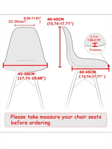 1pc/2pcs Solid Color Velvet Fabric Shell Bar Chair Cover Washable Removable Seat Cover Armless Shell Chair Covers For Banquet Home Hotel