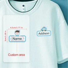 Customized Waterproof Iron-On Name Labels For Clothing And Accessories - Fabric Stickers For Travel, Camps, And Home Use. Create A Unique And Practical Solution For Organizing Your Belongings With These Personalized Name Tags. Designed For Durability, They Are Waterproof And Perfect For Daily Wear Or Outdoor Adventures.