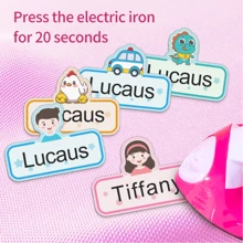 Customized Waterproof Iron-On Name Labels For Clothing And Accessories - Fabric Stickers For Travel, Camps, And Home Use. Create A Unique And Practical Solution For Organizing Your Belongings With These Personalized Name Tags. Designed For Durability, They Are Waterproof And Perfect For Daily Wear Or Outdoor Adventures.