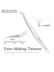 3pcs/Set Stainless Steel Eyelash Tweezers High Precision Professional False Eyelash Extension Tools Kit Including Oblique Tweezers And Straight Tweezers With Opp Bag Packaging For Beginners And Eyelash Technicians