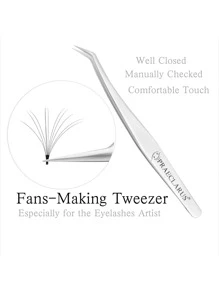 3pcs/Set Stainless Steel Eyelash Tweezers High Precision Professional False Eyelash Extension Tools Kit Including Oblique Tweezers And Straight Tweezers With Opp Bag Packaging For Beginners And Eyelash Technicians