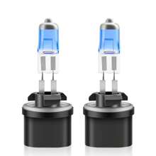 2 件 H7 H11 H1 H9 100W 12V 汽车卤素灯 5202 9005 9006 HB4 HB3 H27 9012 HIR2 880 9145 9007 9008 H13 车头灯泡，亮度增加 900%，高达 6000K 超白