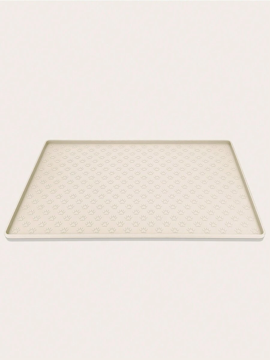PETSIN 1 tấm lót bàn ăn bằng silicon hình bàn chân thú cưng - Chống thấm nước và chống trượt cho việc cho ăn hàng ngày, bảo vệ bát đựng thức ăn và nước, ngăn ngừa đổ và vết bẩn; Hoàn hảo để sử dụng tại nhà, du lịch, tụ họp ngày lễ, tiệc tùng, trang trí hiện đại và dễ dàng vệ sinh; Thiết kế hình bàn chân thời trang tạo thêm nét vui nhộn cho khu vực ăn uống của thú cưng