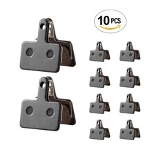 10 Juegos Balatas Shimano Semimetálicas Resina Pastillas de Freno de Disco Ringer Pastillas de Freno Polivalentes para Bicicleta de Montaña B01s Tektro Mt200 M315 M355 M395 - 10 piezas - Ver 1
