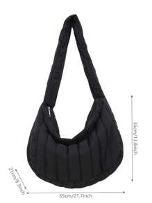 peach tree Sac fourre-tout avec sangle réglable, sac bandoulière de couleur unie simple, fermeture éclair, convient aux couples, la Saint-Valentin, Halloween, Noël, automne/hiver, sac banane unisexe