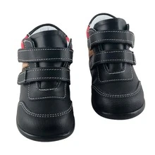 Zapato Para Niños Bebés Estilo Casual Calzado Andanenes Hechos En 100% Piel 6409-NO - Negro - Ver 5