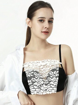 1 قطعة/3 قطع من حمالات الصدر النسائية الدانتيل بدون غرز، أدوات DIY لحمالات الصدر، حمالات صدر مانعة للانزلاق للربيع والصيف، موديل رفيع فردي، موديل سميك مزدوج، واقي مانع للانزلاق، واقي الخفيف مانع للتسرب، واقي . جذاب ومتعدد الاستخدامات. هدية عيد الحب. عيد الحب الصيفي، المدرسة