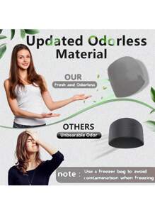 1pc Single-Layer Physical Cooling Gel Head Cap, Cold & Hot Compress Icing Head Cap, Facial Mask, Eye Mask, Cold Compress Cap Ski Masks